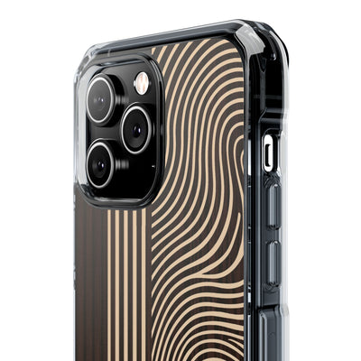 Brown Impact MagSafe Phone Case for iPhone - Espresso Sand Ridge