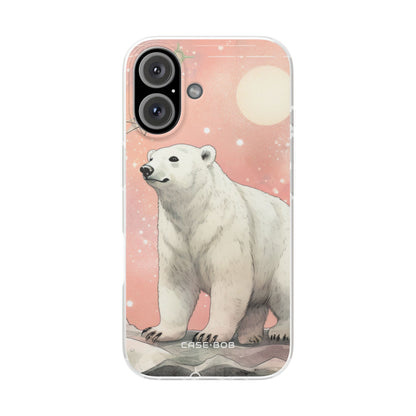 Polar Bear Dream iPhone 16 Case - Soft