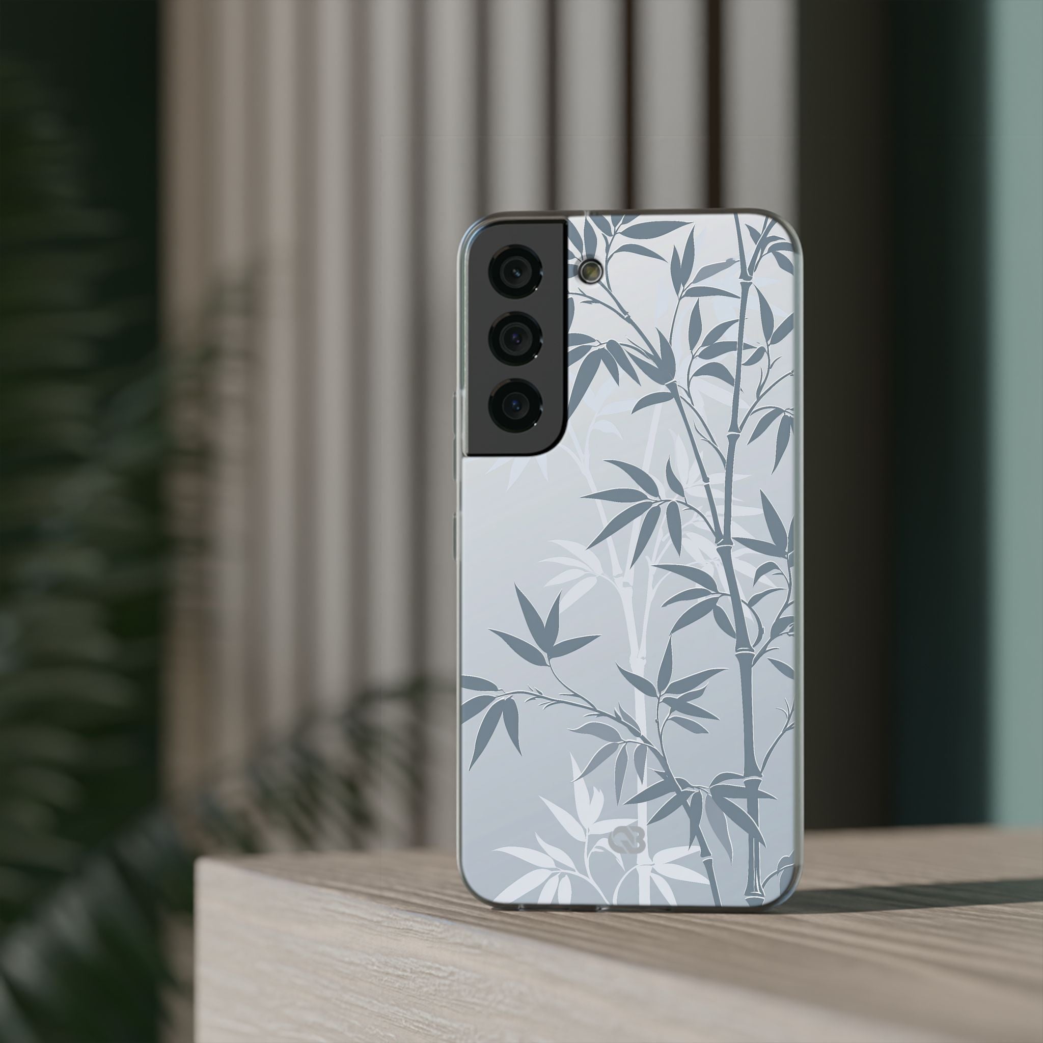 Blue Lite Phone Case for Samsung - Slate Bamboo Shadow