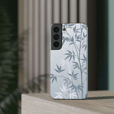 Blue Lite Phone Case for Samsung - Slate Bamboo Shadow