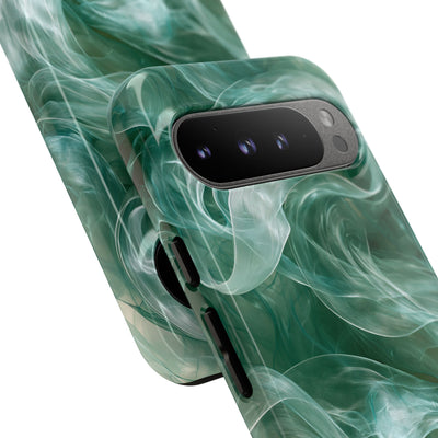 Translucent Aqua Flow · Tough Phone Case for Pixel ·  Teal