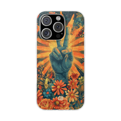 Radiant Peace Bloom · Soft Phone Case for iPhone