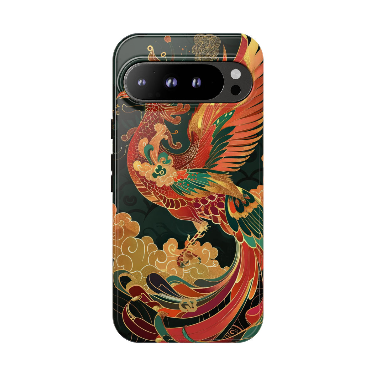 Imperial Phoenix Ascent · Tough Phone Case for Pixel ·  Red