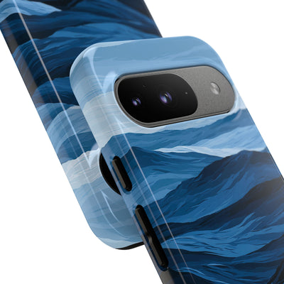 Cerulean Ridges · Tough Phone Case for Pixel ·  Blue