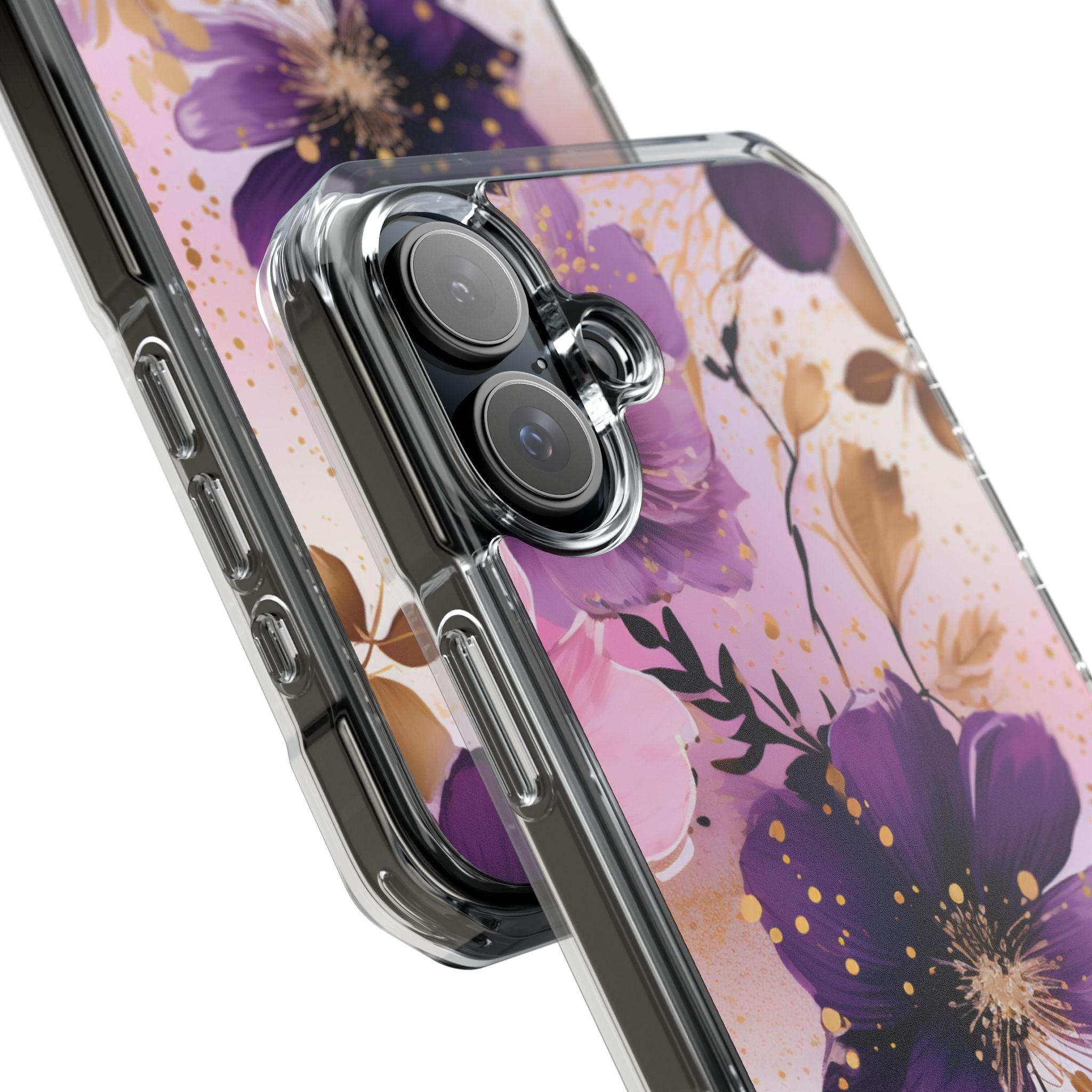 Gilded Violet Bloom · Impact Custodia per iPhone · Magsafe