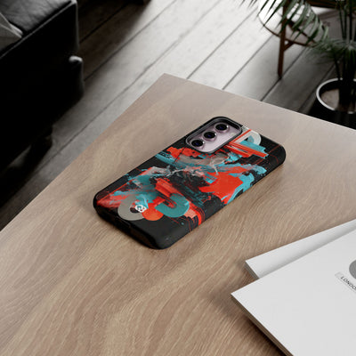 Fragmented Cyber Core · Tough Phone Case for Samsung · Black