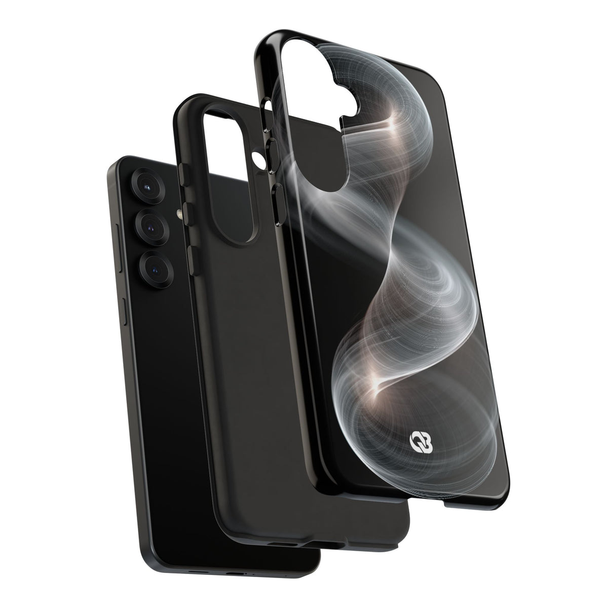 Luminous Vortex · Tough Phone Case for Samsung · Black