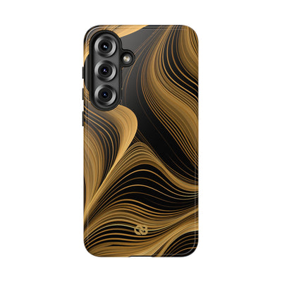 Gilded Contour · Tough Phone Case for Samsung · Gold