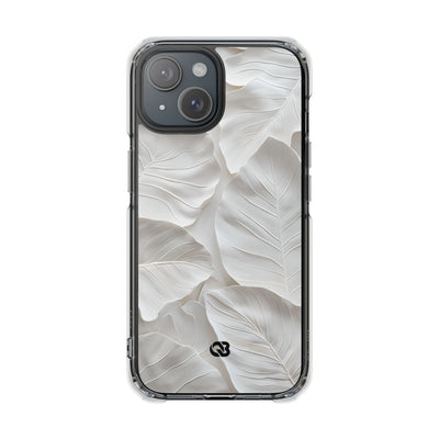 Sculpted Ivory Leaves · Impact Phone Case for iPhone · Magsafe