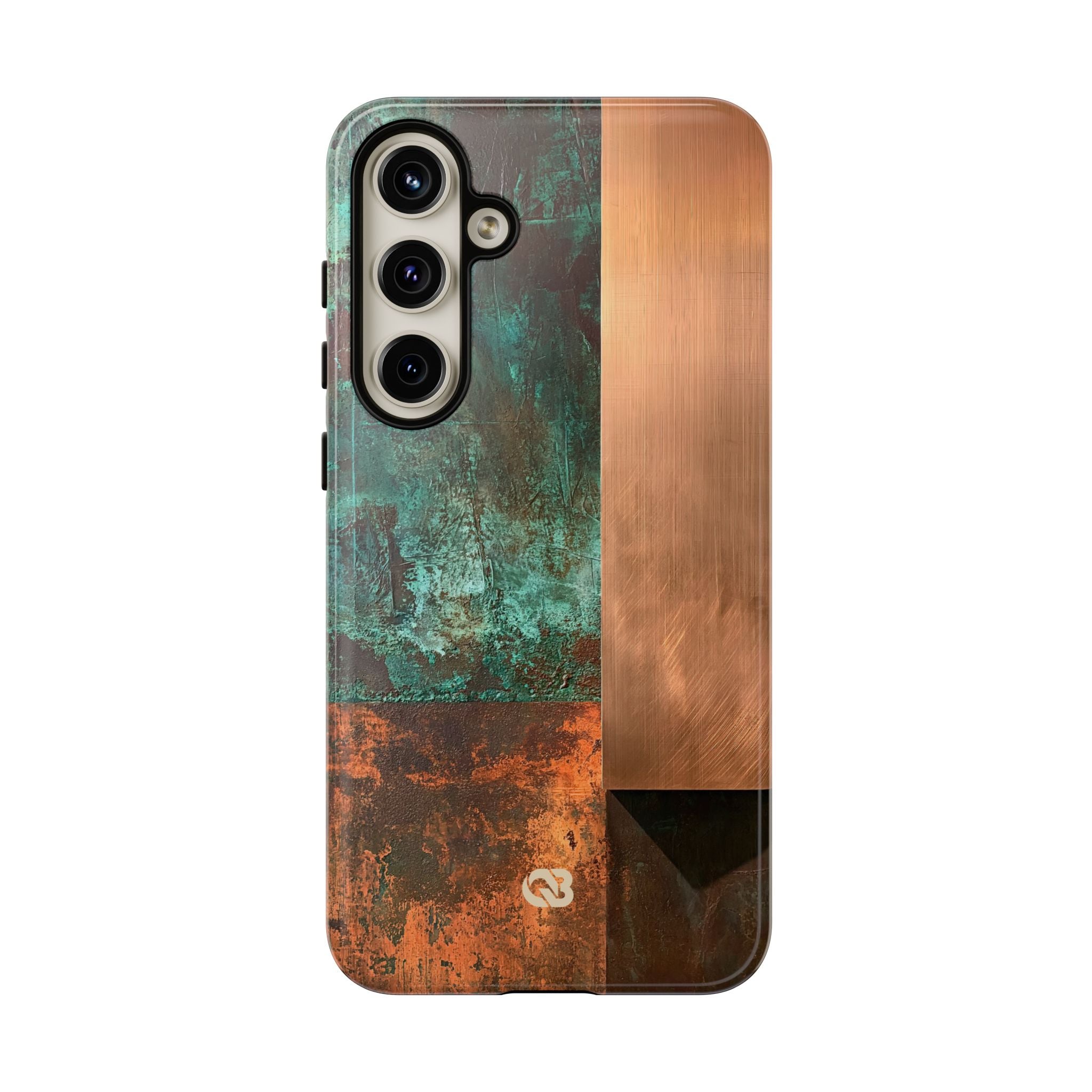 Teal Tough Phone Case for Samsung - Verdigris Copper Slab