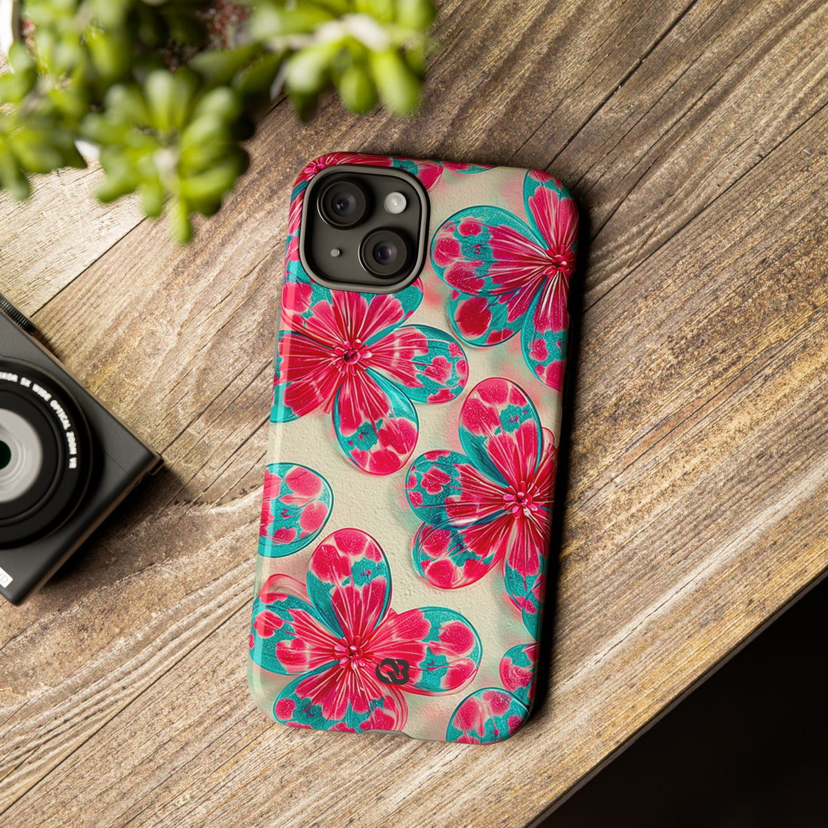 Lucite Jelly Bloom · Tough Phone Case for iPhone · Pink