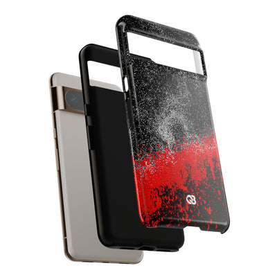 Crimson Noir Drip · Tough Phone Case for Pixel ·  Black