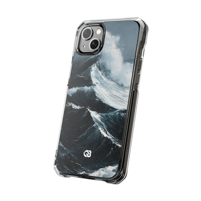Nordic Swell · Clear Impact Magnetic Phone Case for iPhone · Blue