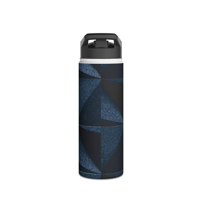 Faceted Slate · Insulated Water Bottle · Blue
