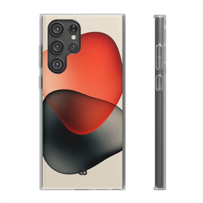 Translucent Crimson Form · Lite Phone Case for Samsung · Red