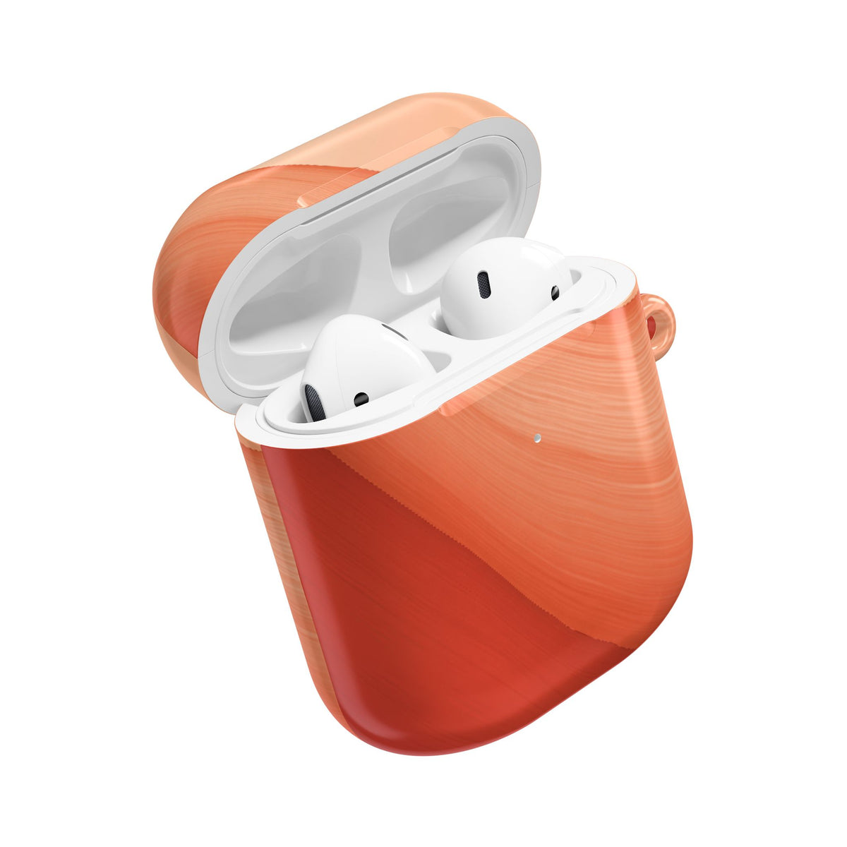 Terracotta Flow · Hard Case for AirPods & AirPods Pro · Orange