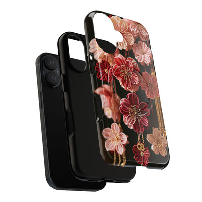 Silk Blossom Kanzashi · Tough 2.0 Magnetic Phone Case for iPhone · Pink