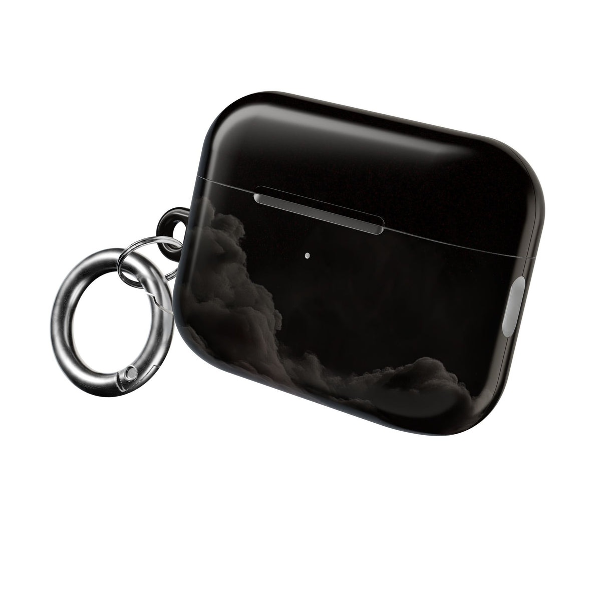 Crimson Fog Void · Hard Case for AirPods & AirPods Pro · Black