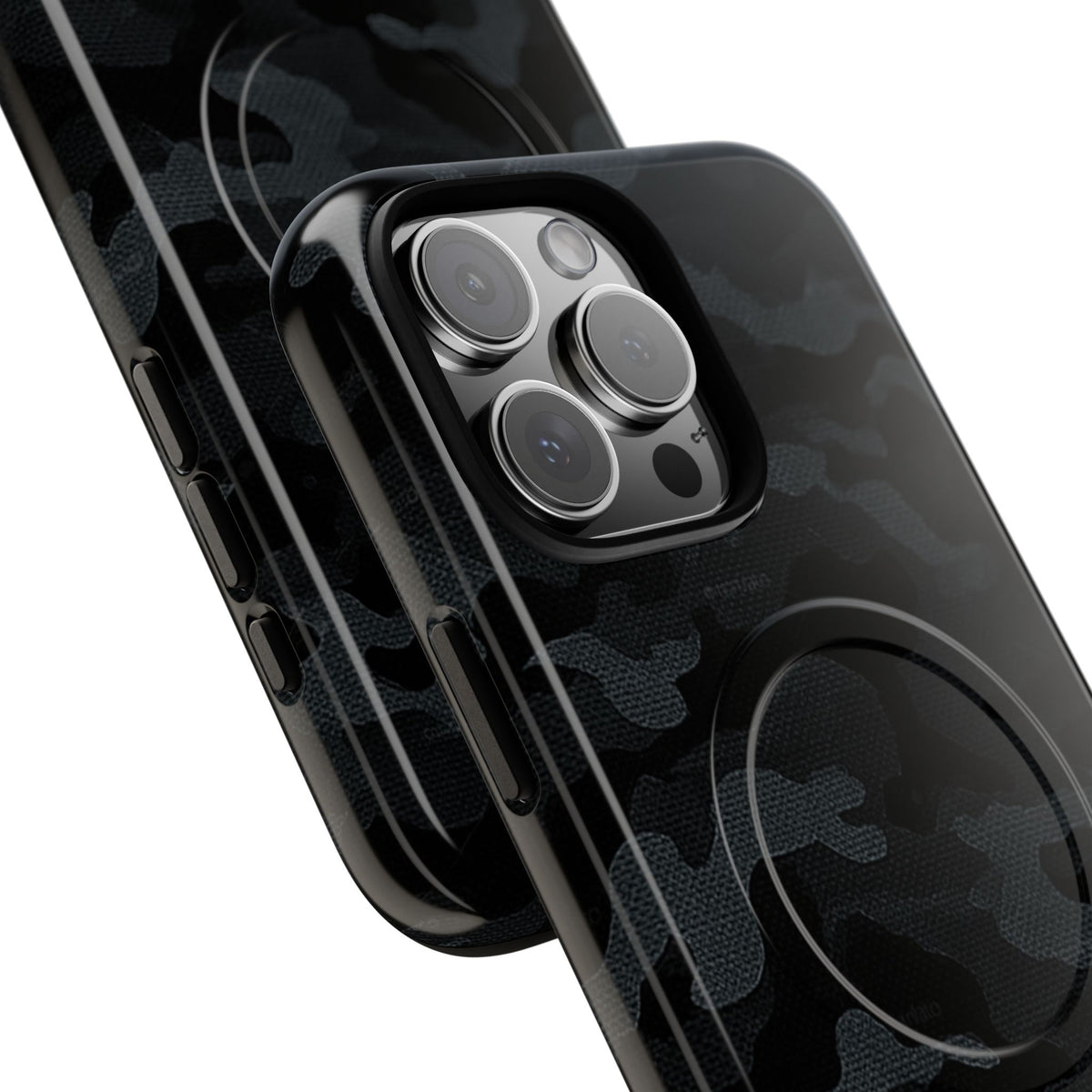Blackout Urban Camo · Tough 2.0 Magnetic Phone Case for iPhone · Black