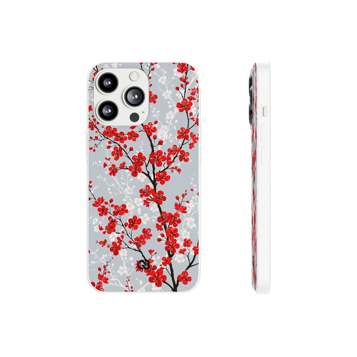 Scarlet Plum Blossom · Lite Phone Case for iPhone ·  Red