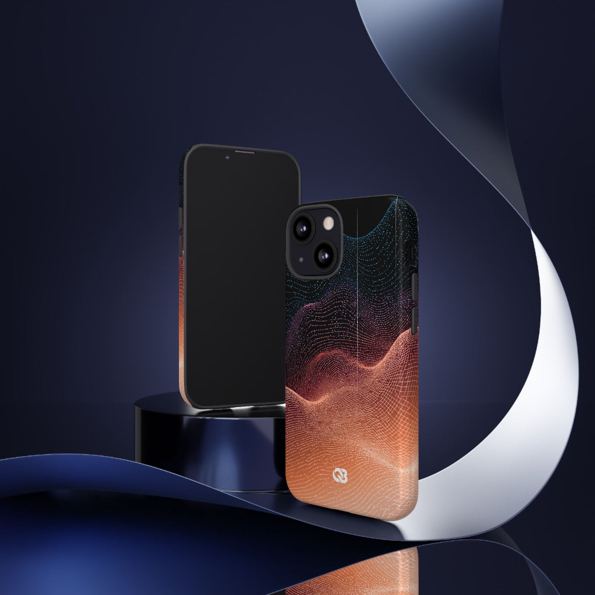 Spectral Elevation · Tough Phone Case for iPhone · Orange