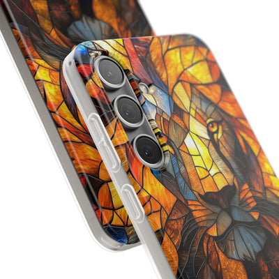 Amber Glass Lion · Soft Coque de téléphone pour Samsung