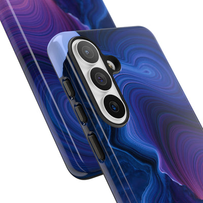 Radiant Strata · Tough Phone Case for Samsung · Blue