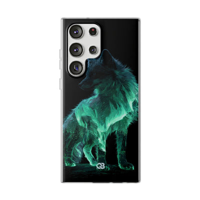 Nordic Aurora Fox · Lite Phone Case for Samsung · Teal