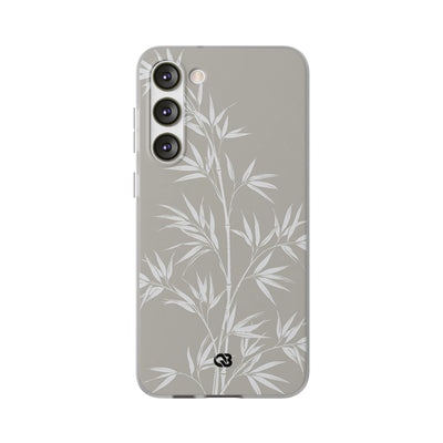 Beige Lite Phone Case for Samsung - Sandstone Bamboo Stalks