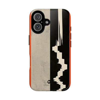 Orange Tough Phone Case for iPhone - Orange Monolith Rift