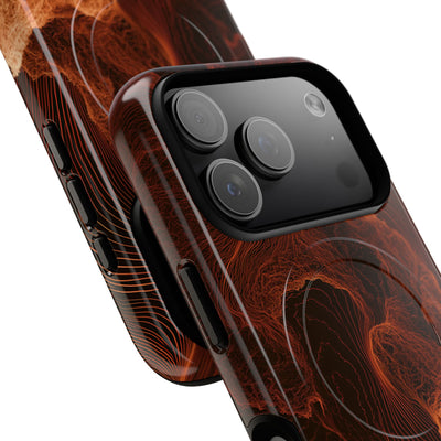 Amber Filament · Tough 2.0 Magnetic Phone Case for iPhone · Orange
