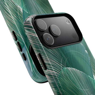 Translucent Fan Palm · Tough 2.0 Magnetic Phone Case for iPhone · Teal