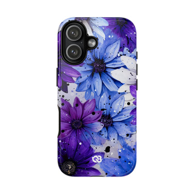 Ink Splatter Blooms · Tough Coque de téléphone pour iPhone