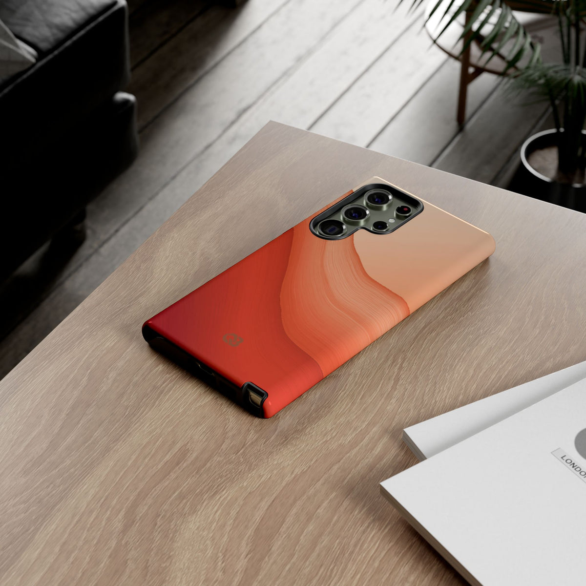 Terracotta Flow · Tough Phone Case for Samsung · Orange