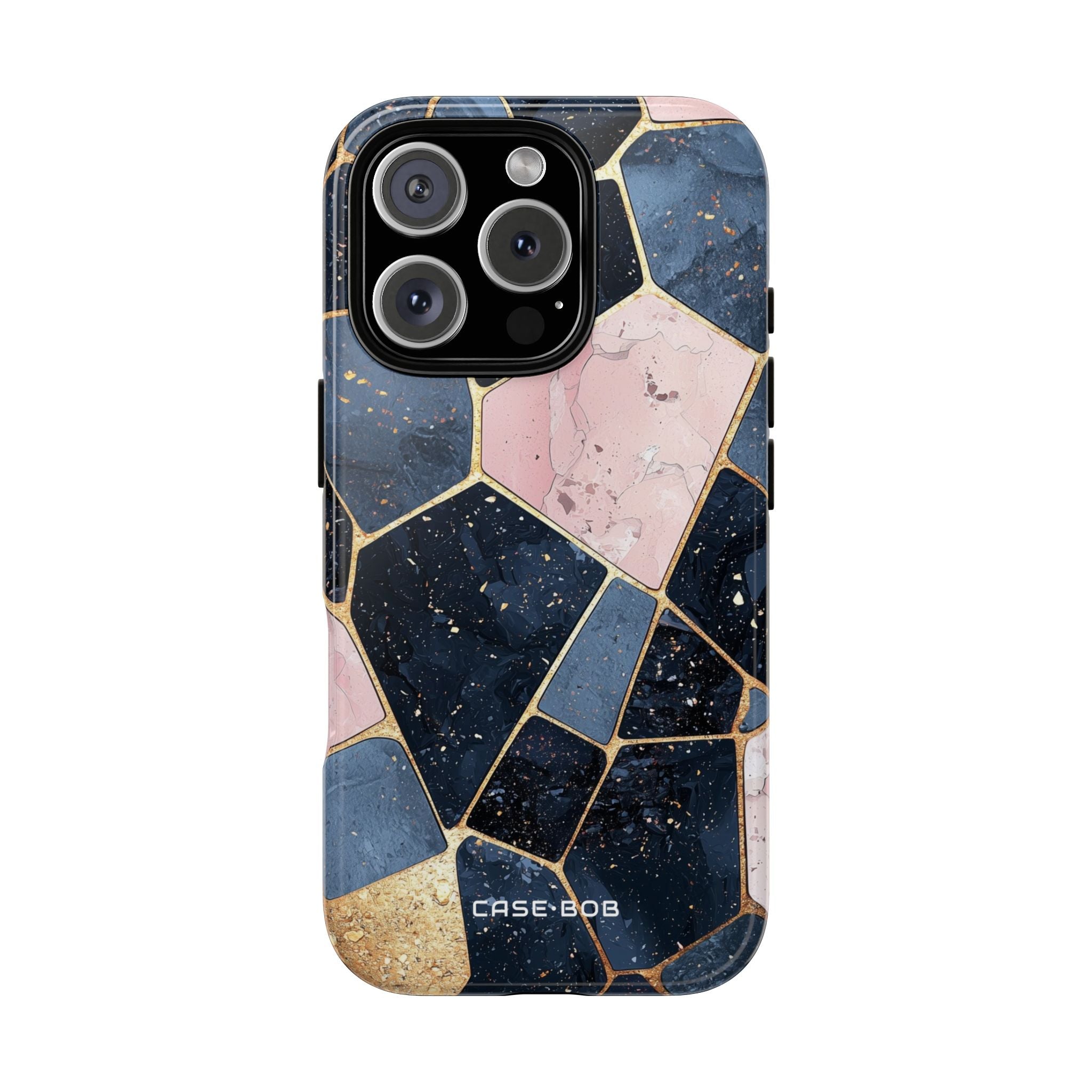 Golden Mosaic iPhone 16 Pro Case - Tough