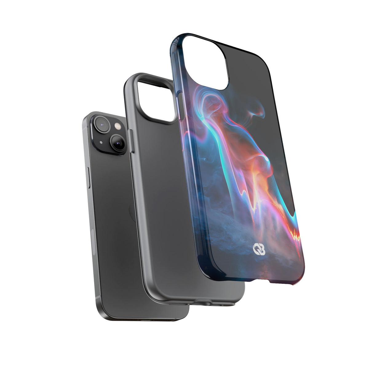 Neon Waveform · Tough Phone Case for iPhone · Black