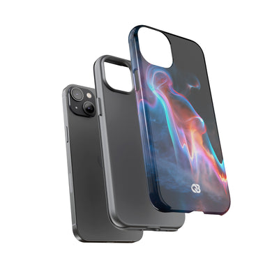 Neon Waveform · Tough Phone Case for iPhone · Black