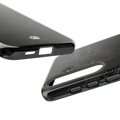 Obsidian Circuitry · Tough Phone Case for Samsung · Black