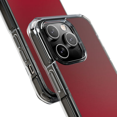 Red Impact MagSafe Phone Case for iPhone - Crimson Velvet Fade