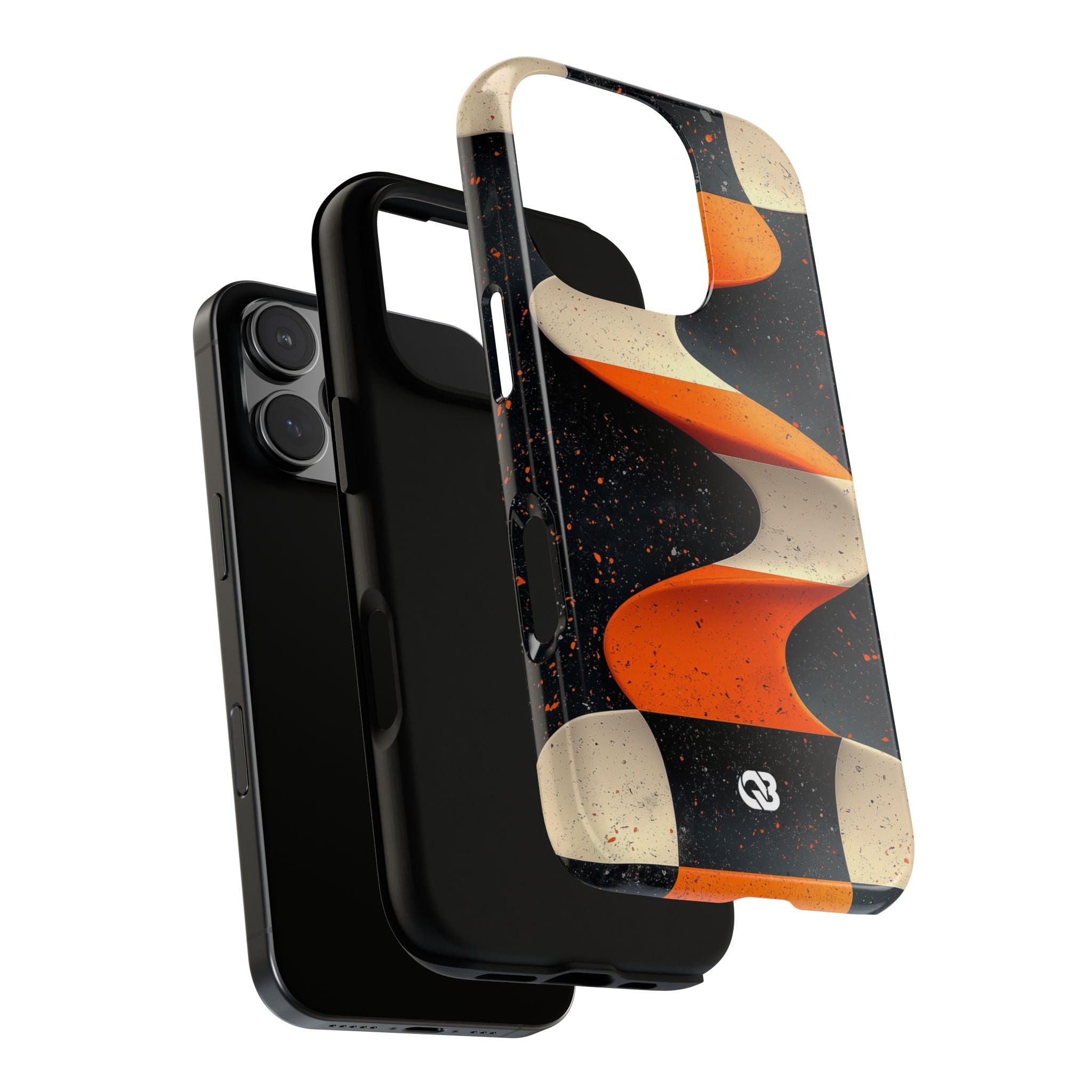 Orange Grit Twist · Tough Phone Case for iPhone
