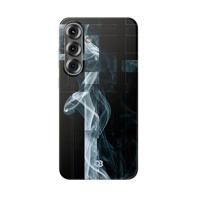 Black Lite Phone Case for Samsung - Arctic Vapor Grid