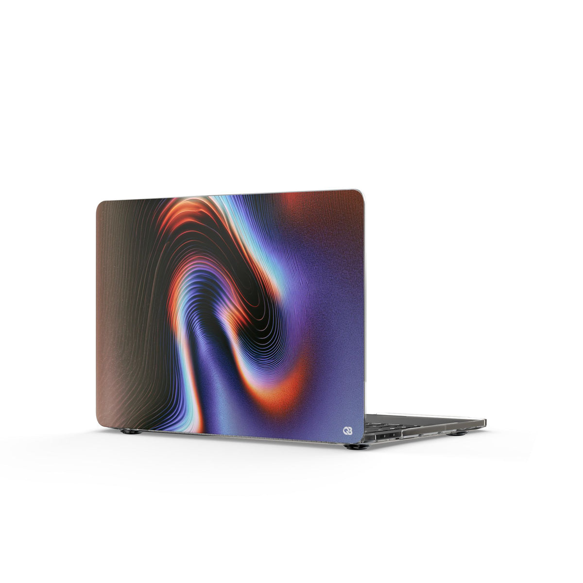 Prismatic Resonance · Clear Hard Case for MacBook · Purple