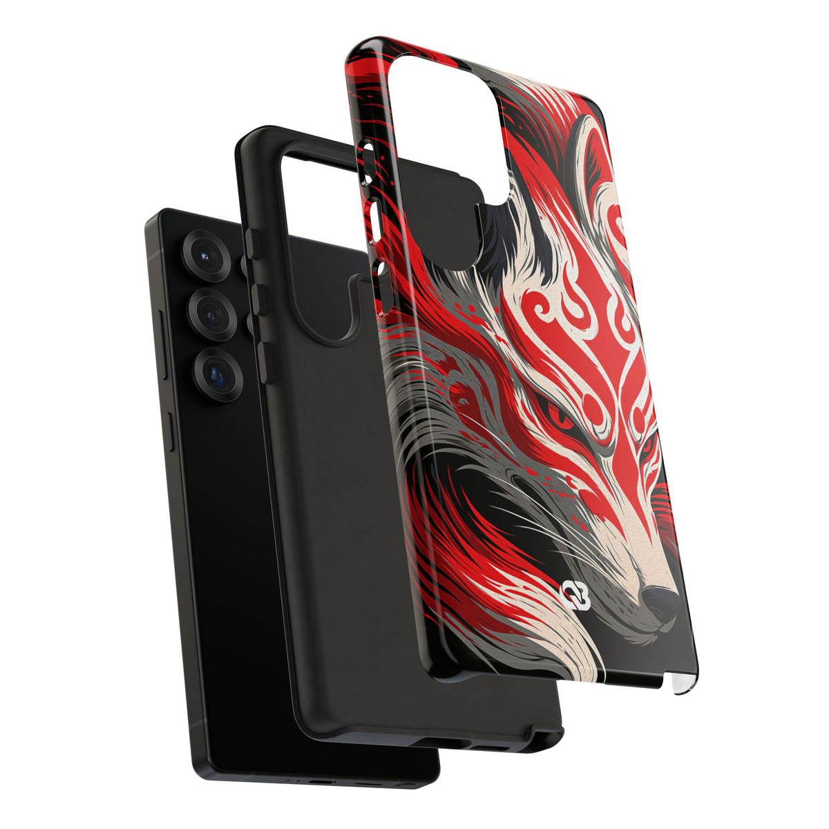 Crimson Kitsune Spirit · Tough Phone Case for Samsung · Red