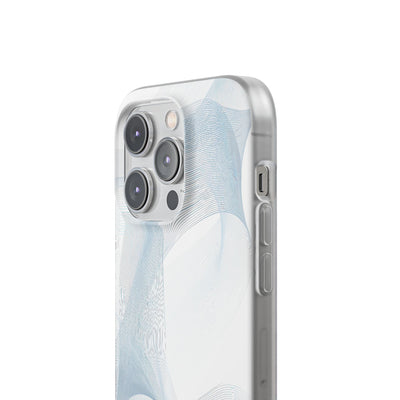 White Lite Phone Case for iPhone - Arctic Line Current