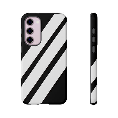 Obsidian White Bars · Tough Handyhülle für Samsung