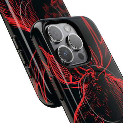 Nordic Elk · Tough 2.0 Magnetic Phone Case for iPhone · Black