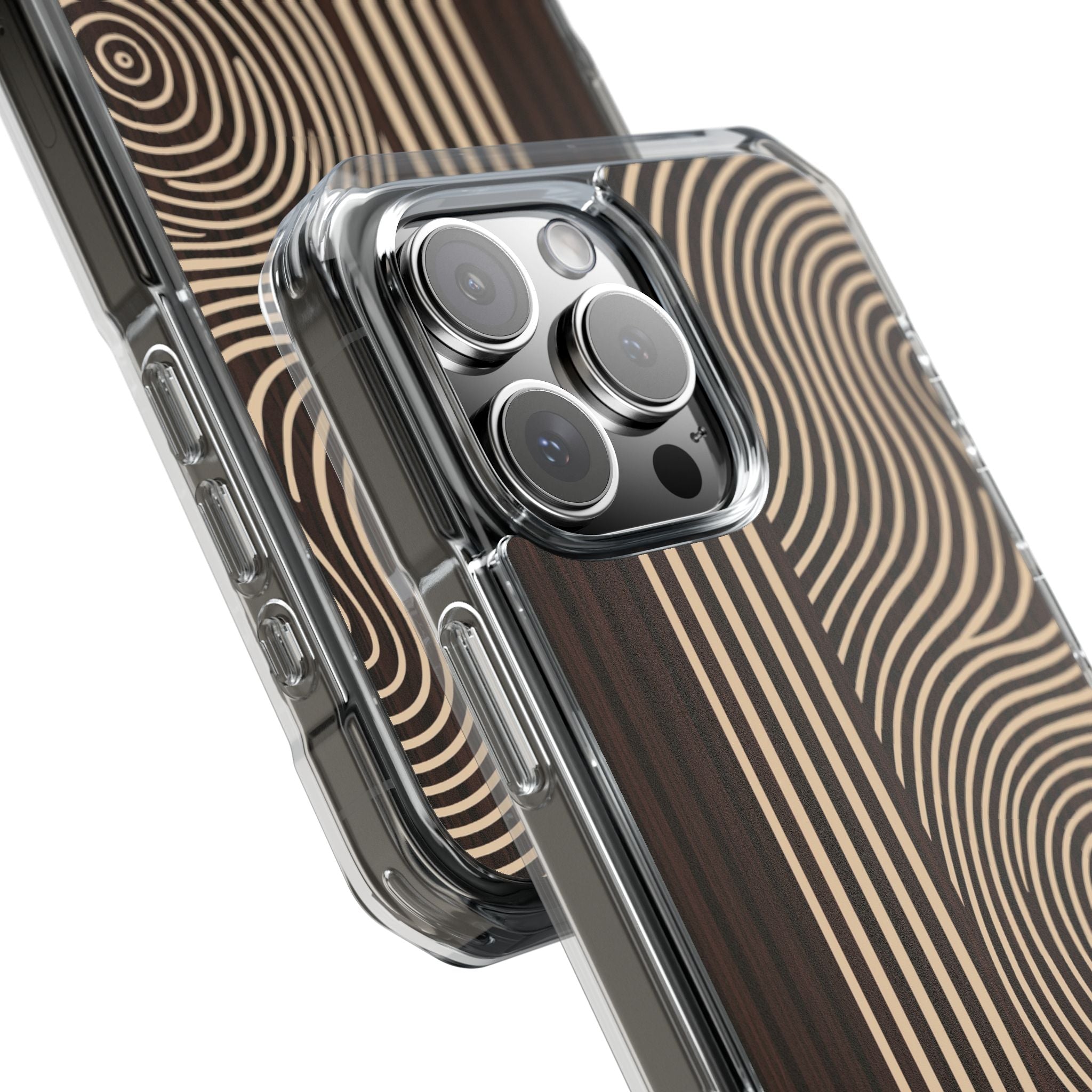 Brown Impact MagSafe Phone Case for iPhone - Espresso Sand Ridge