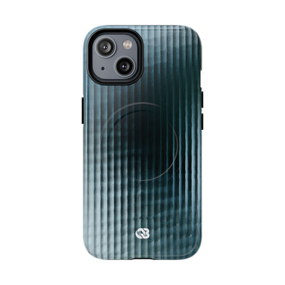 Blue Tough 2.0 Magsafe Phone Case for iPhone - Glacial Reeded Glass