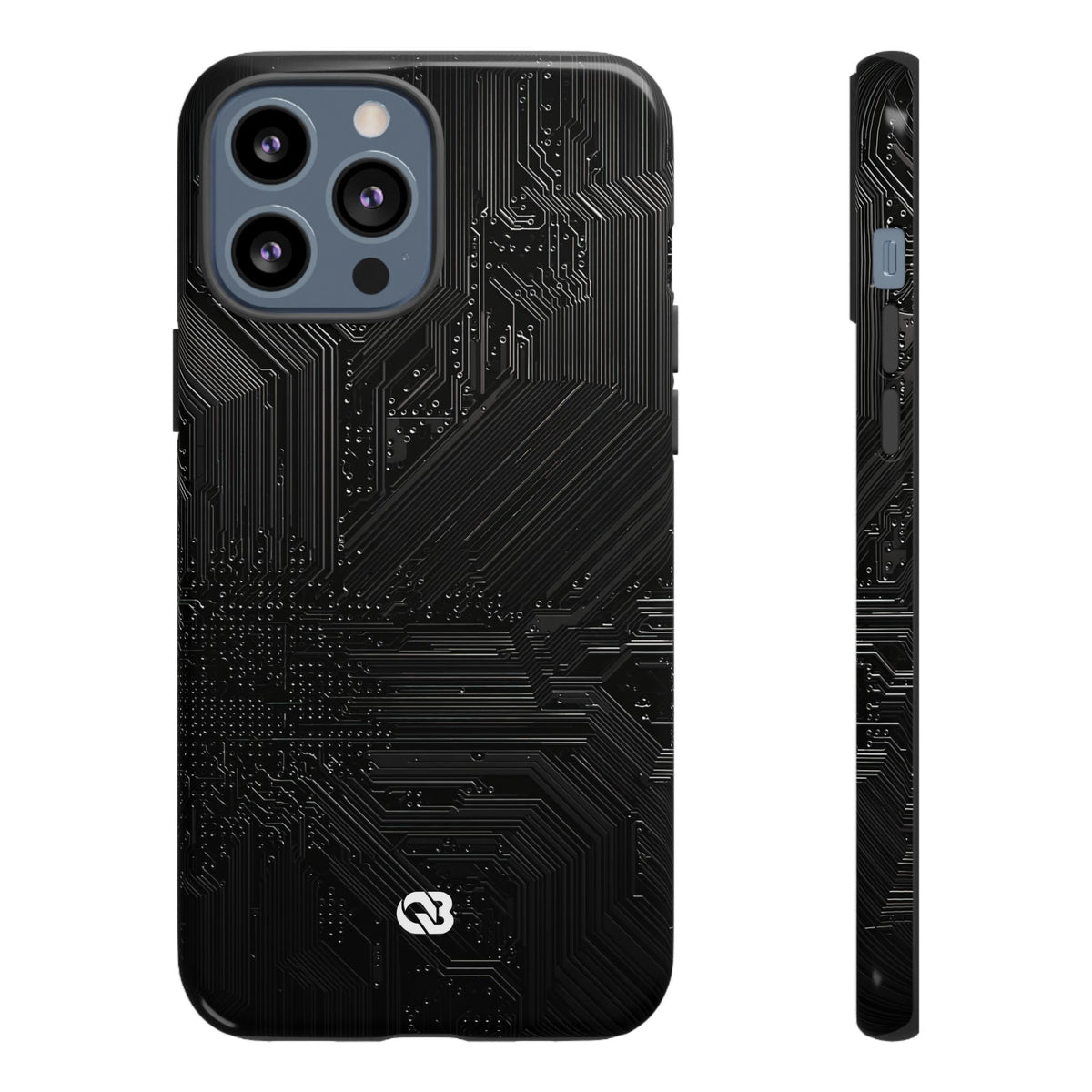 Obsidian Circuitry · Tough Phone Case for iPhone · Black