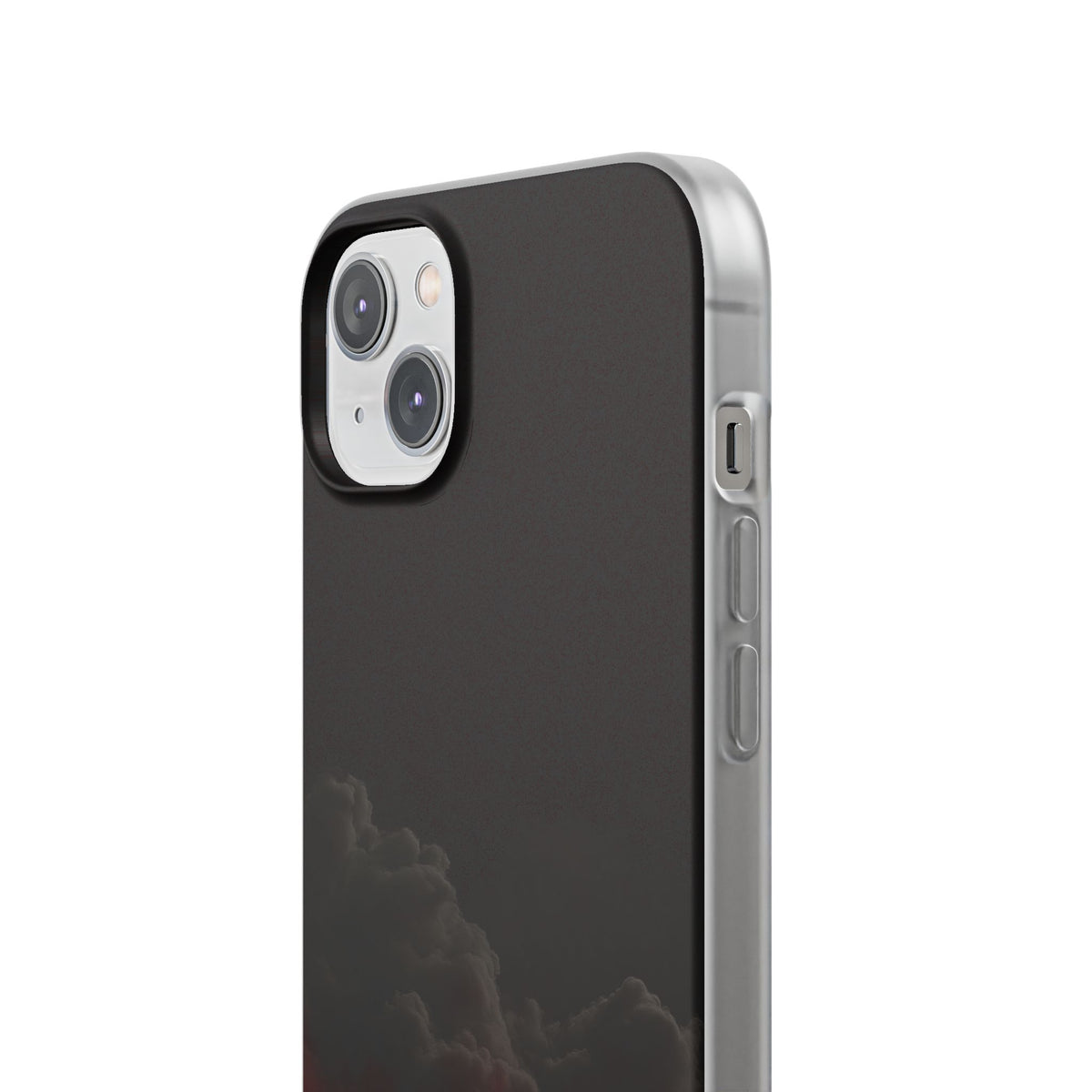 Crimson Fog Void · Lite Phone Case for iPhone ·  Black